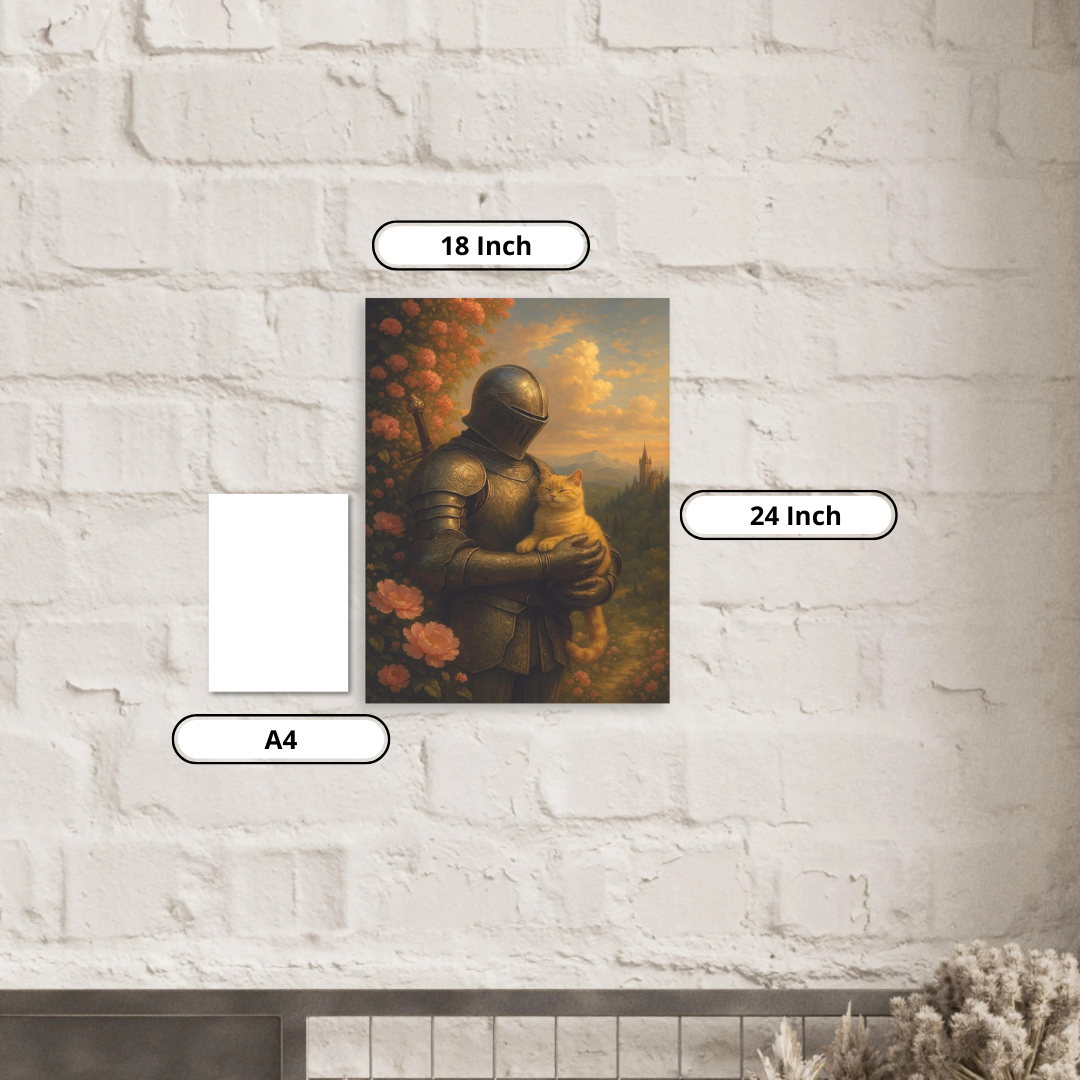 Aluminum Print Generous Knight