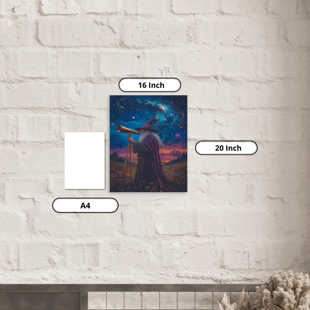 Aluminum Print- Wanderer Wizard