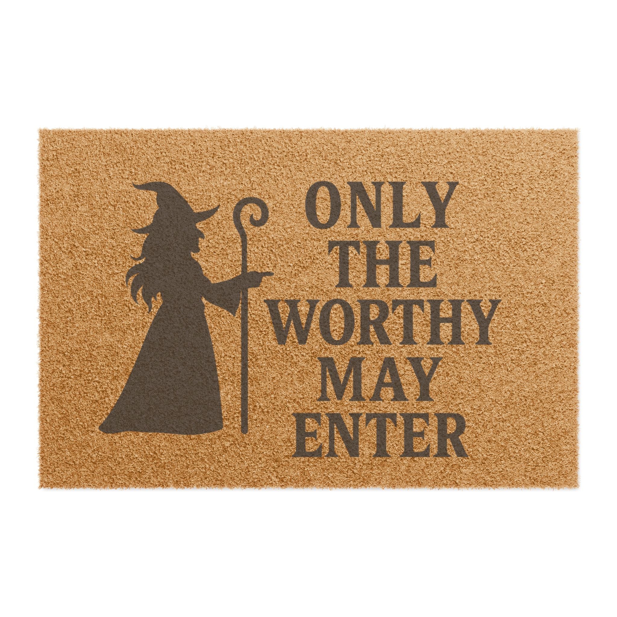 Magical Witch Doormat - Spooky Home Decor, Halloween Gift, Entrance Rug, Indoor/Outdoor Welcome Mat, Unique Housewarming