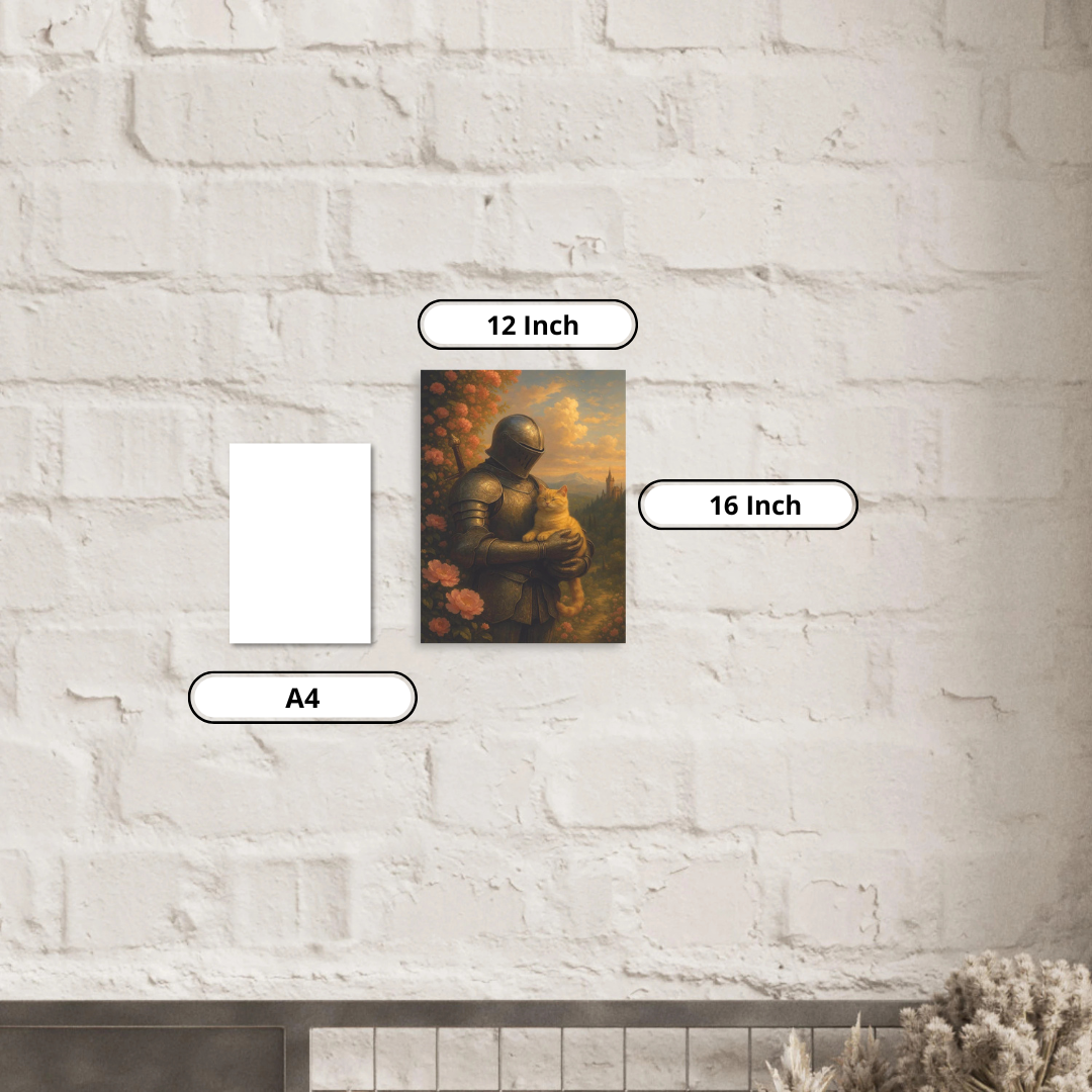 Aluminum Print Generous Knight