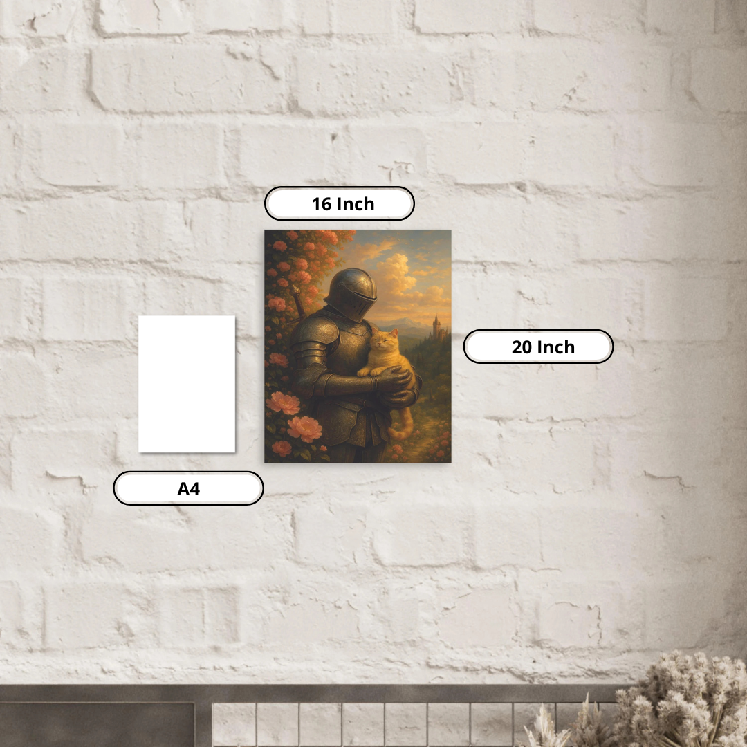 Aluminum Print Generous Knight