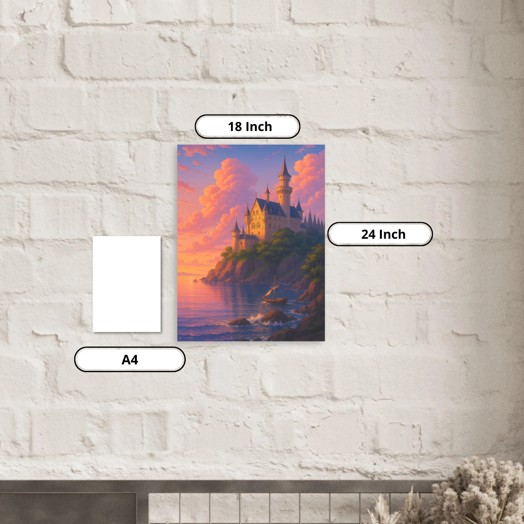 Aluminum Print- Beautiful Castle
