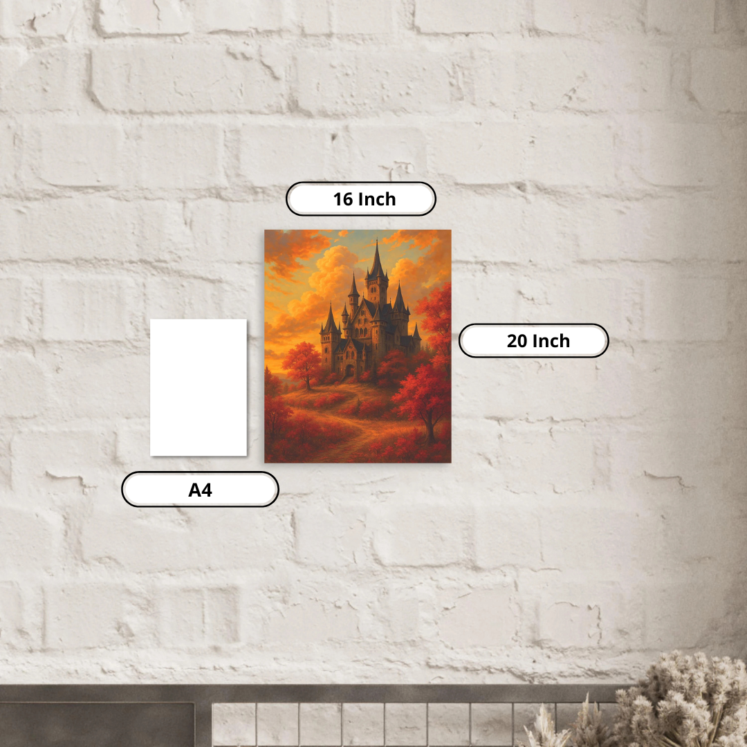 Aluminum Print- Autumn Castle