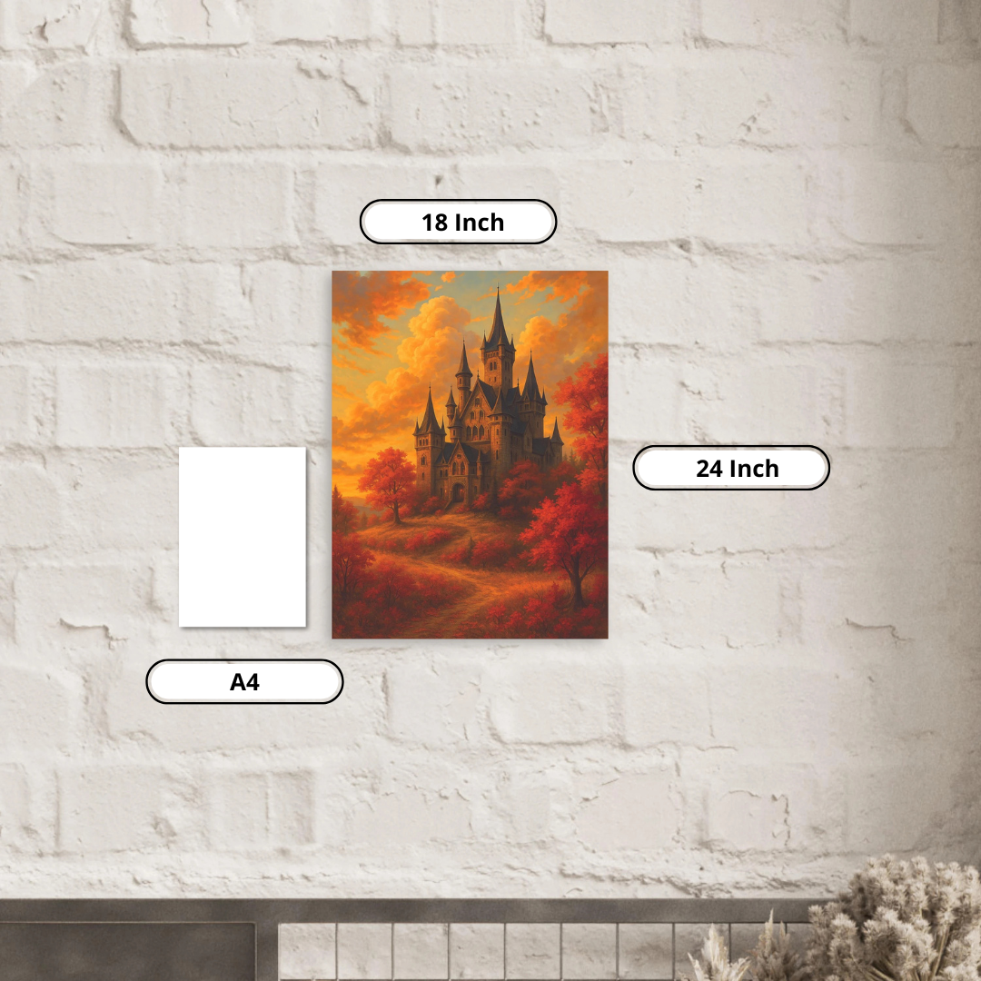 Aluminum Print- Autumn Castle