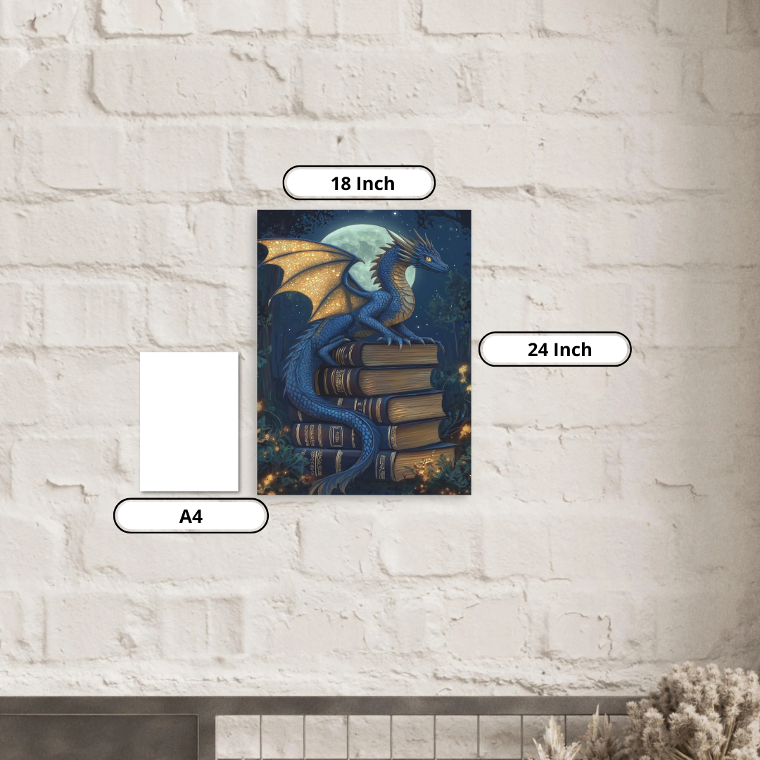 Aluminum Print - Blue Dragon