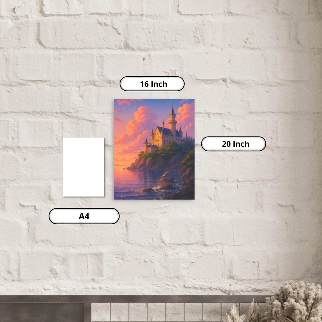 Aluminum Print- Beautiful Castle