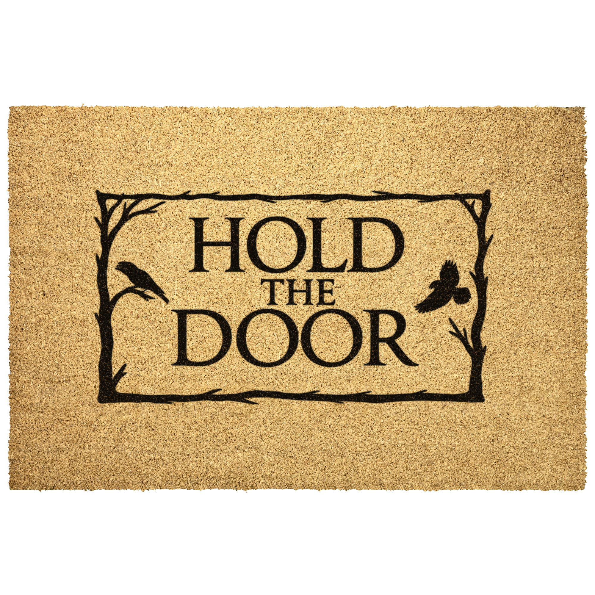 Fantasy_Doormat_-_Hold_The_Door_Outdoor_Mat_Main_Mockup.png